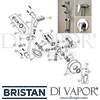 Bristan Jute Manual Shower Valve Adjustable Riser Spares